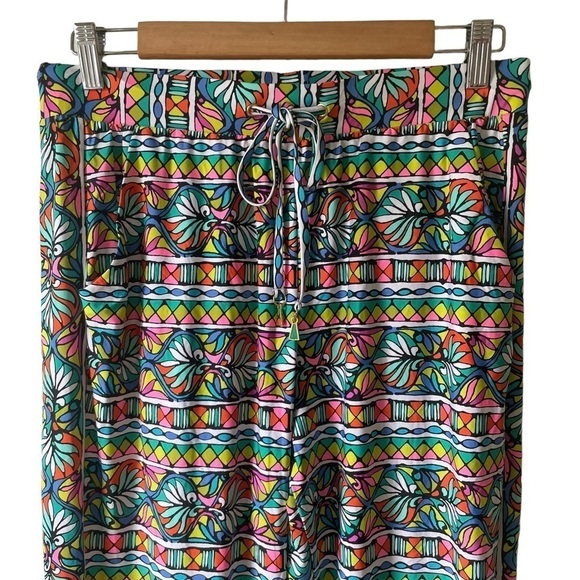 Trina Turk Bora Bora Pants Multi Stripe Swim Cover-up Medium TT5W031 - Picture 3 of 10